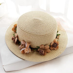 Flowers Ribbon Straw Hat - Hats - Сottagecore clothes