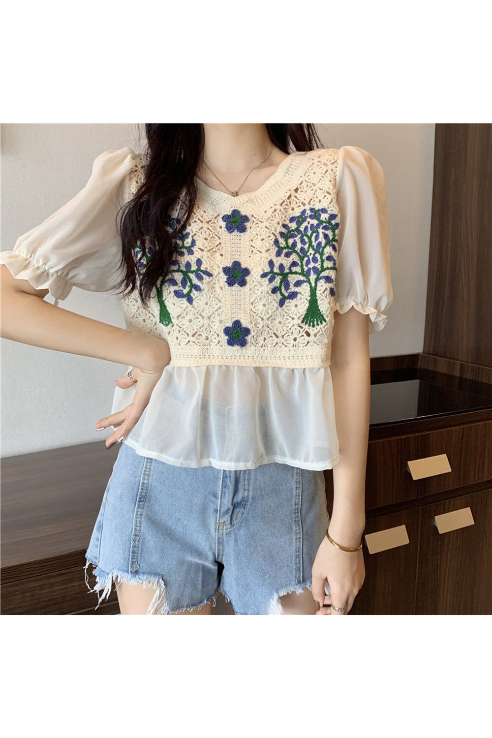 Cottagecore Embroidery Top cottagecoreclothes