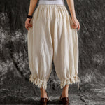 Dark Cottagecore Loose Harem Pants