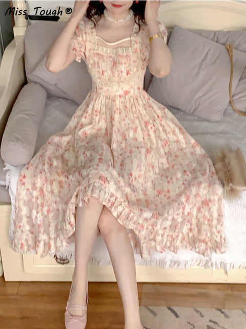 Flower Princess Dress - 0 - Сottagecore clothes