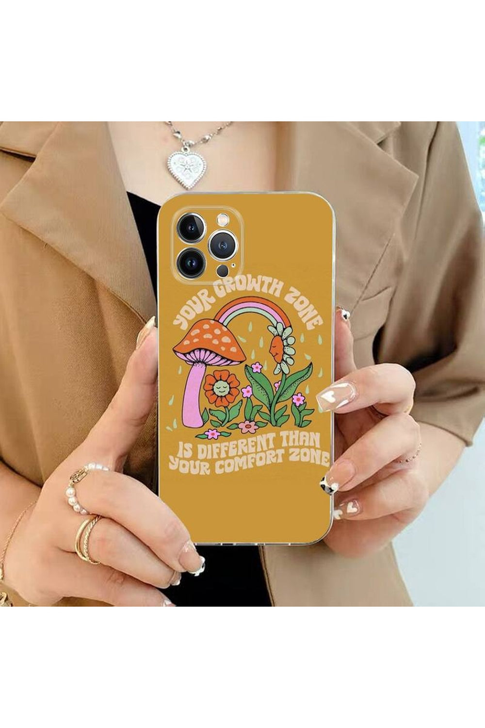 Shrooms Hippie iPhone Case