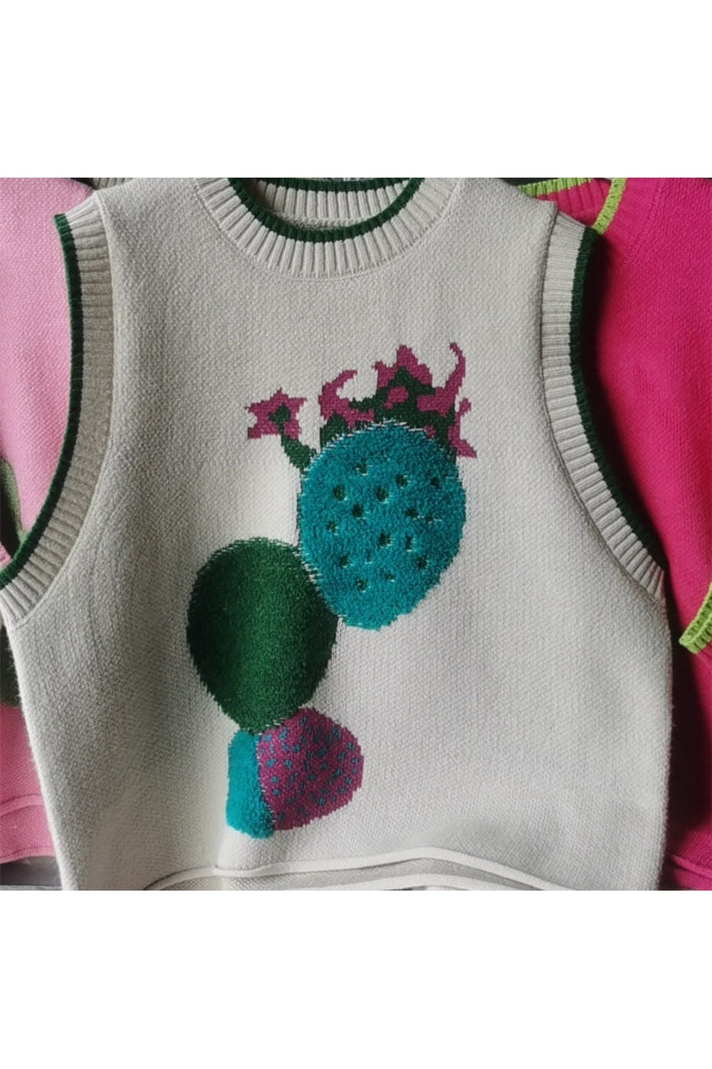 Cottagecore Vintage Knit Vest cottagecoreclothes