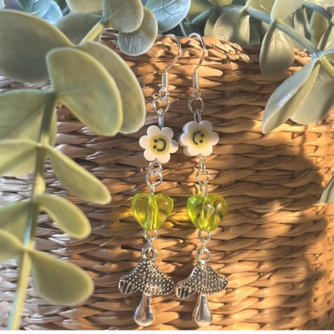 Goblincore Style Dangle Earrings - 0 - Сottagecore clothes