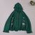 Knitted hooded cottagecore cardigan