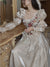 Cottagecore Fairy Style Floral Dress - 0 - Сottagecore clothes