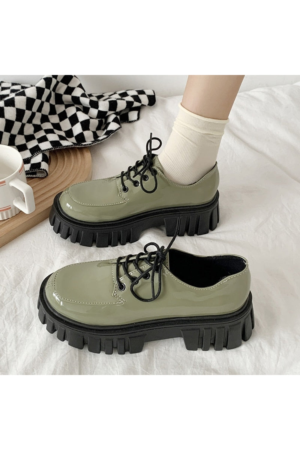 Dark Cottagecore Platform Shoes cottagecoreclothes