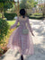 Fairycore Long Sleeve Pink Dress - 0 - Сottagecore clothes
