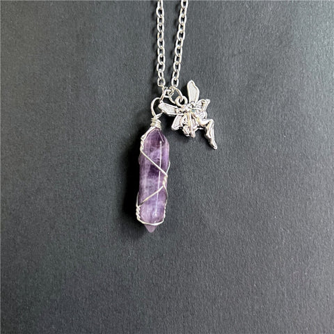 Fairy Grunge Crystal Necklace - 0 - Сottagecore clothes