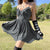Fairy Grunge Lace Mini Dress - 0 - Сottagecore clothes