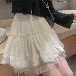 Fairycore White Lace Mini Skirt