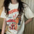 T-shirt with mushroom print - 0 - Сottagecore clothes