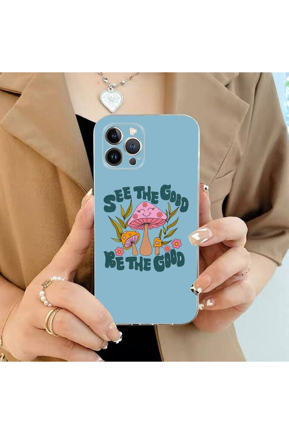 Shrooms Hippie iPhone Case