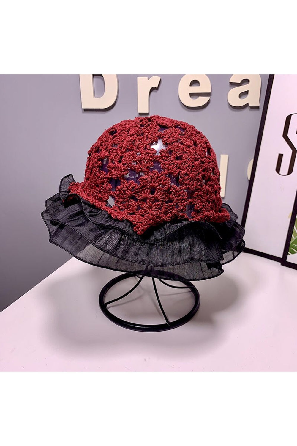 Vintage Lace Knit Hat cottagecoreclothes