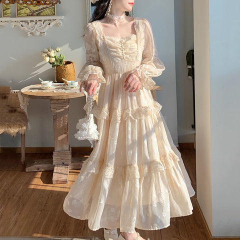 Fairy Medieval Flare Sleeve Dress