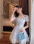 Fairycore Floral Lace Dress - 0 - Сottagecore clothes