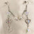 Fairy Core Pearl Drop Star Earrings