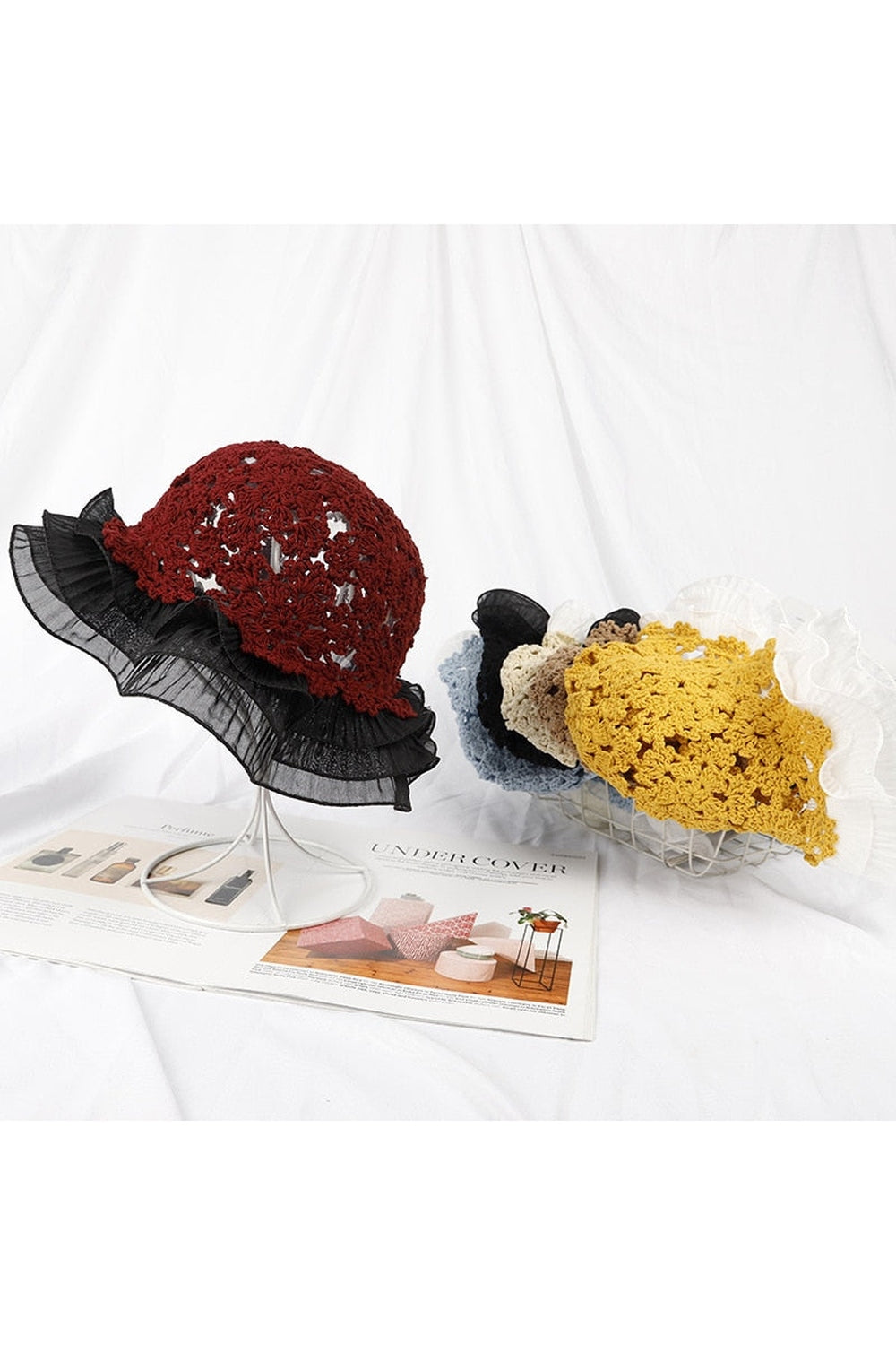 Vintage Lace Knit Hat cottagecoreclothes