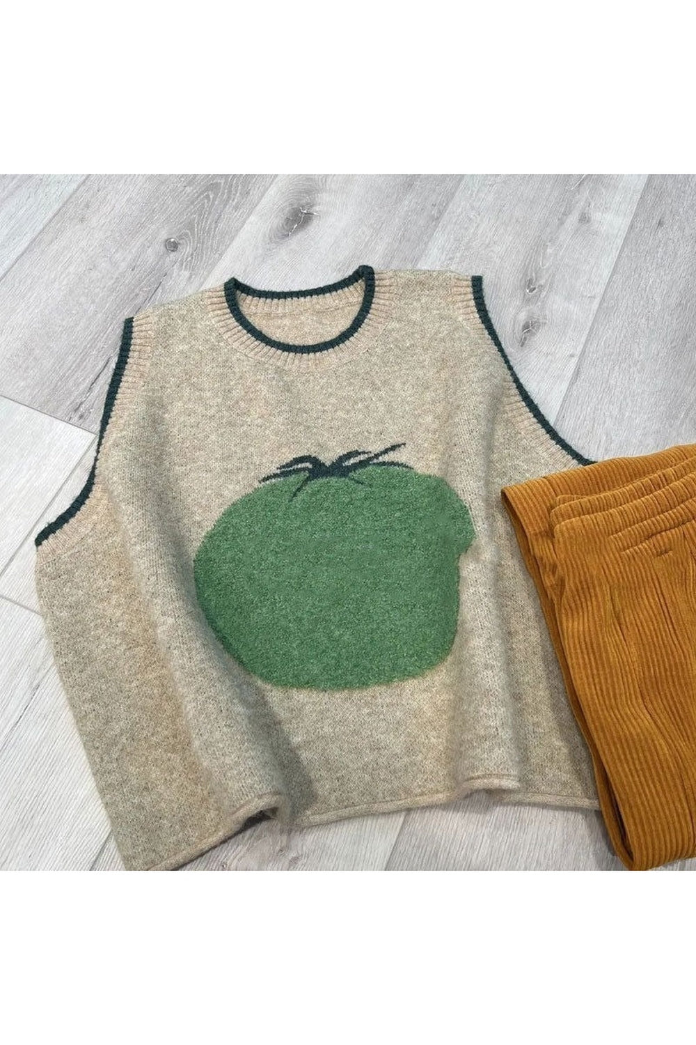 Cottagecore Vintage Knit Vest cottagecoreclothes