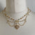 Cottagecore Victorian Romantic Beaded Chain Necklace