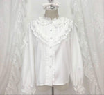 Fairycore White Shirt - 0 - Сottagecore clothes