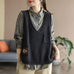 Sleeveless Knitted Vest Top