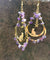 Fairycore Moon Cat Dangle Earrings - 0 - Сottagecore clothes