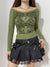 Fairy Grunge Floral Crop Top - 0 - Сottagecore clothes