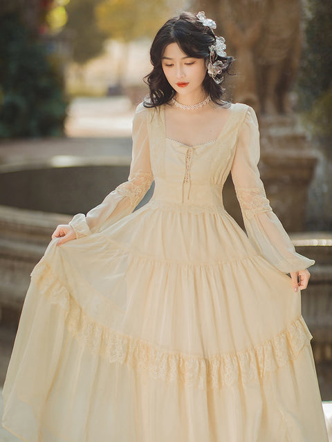 Fairycore Romantic Dress