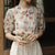 Sweet  Retro Florals Lady  Shirts - 0 - Сottagecore clothes